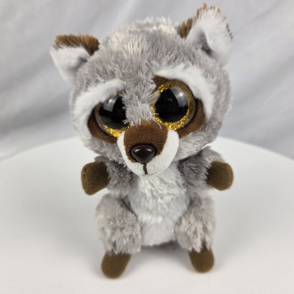 Toys Ty Beanie Boos Oakie The Raccoon Glitter Eyes Regular